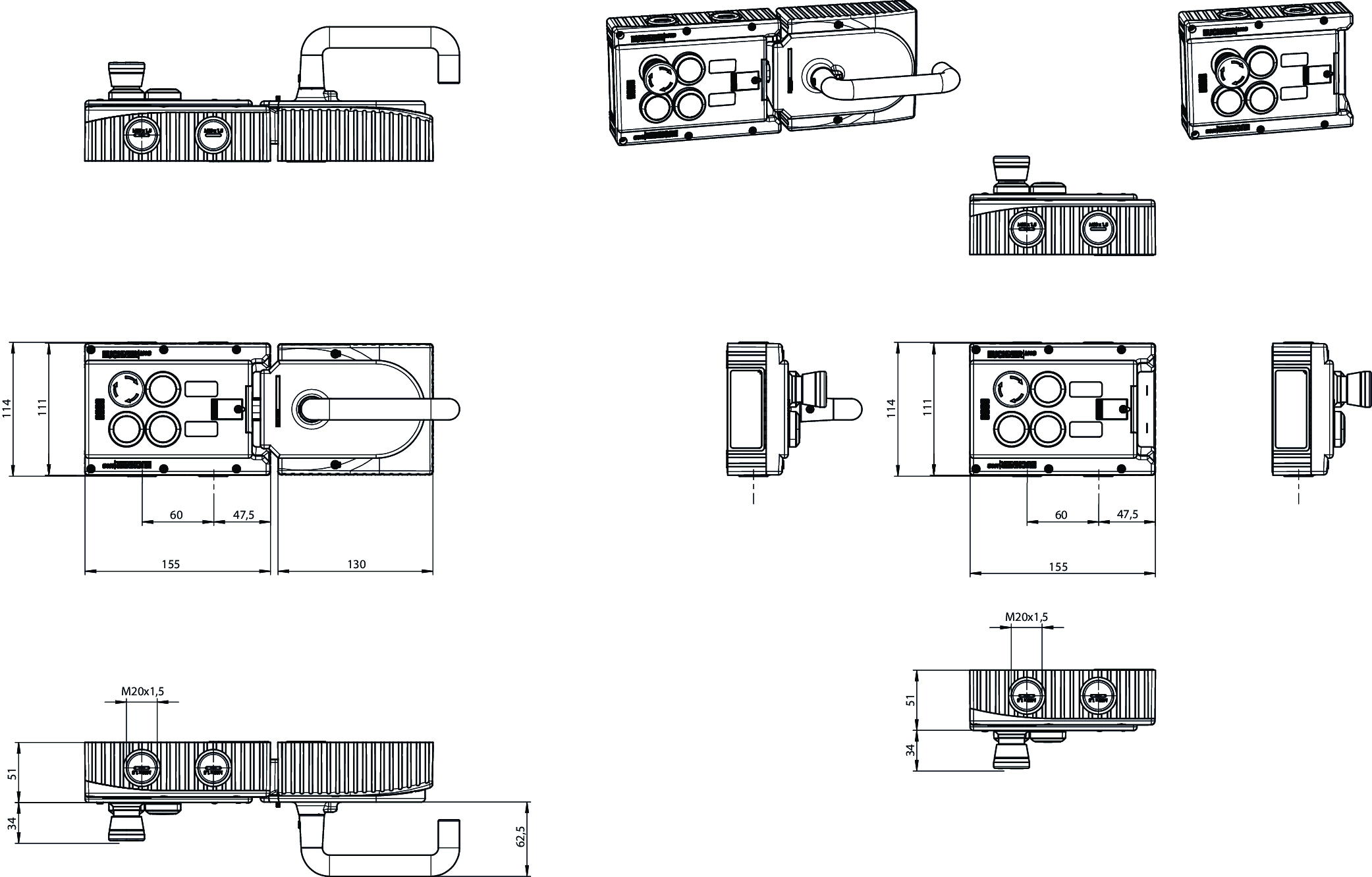 Dimensional drawings