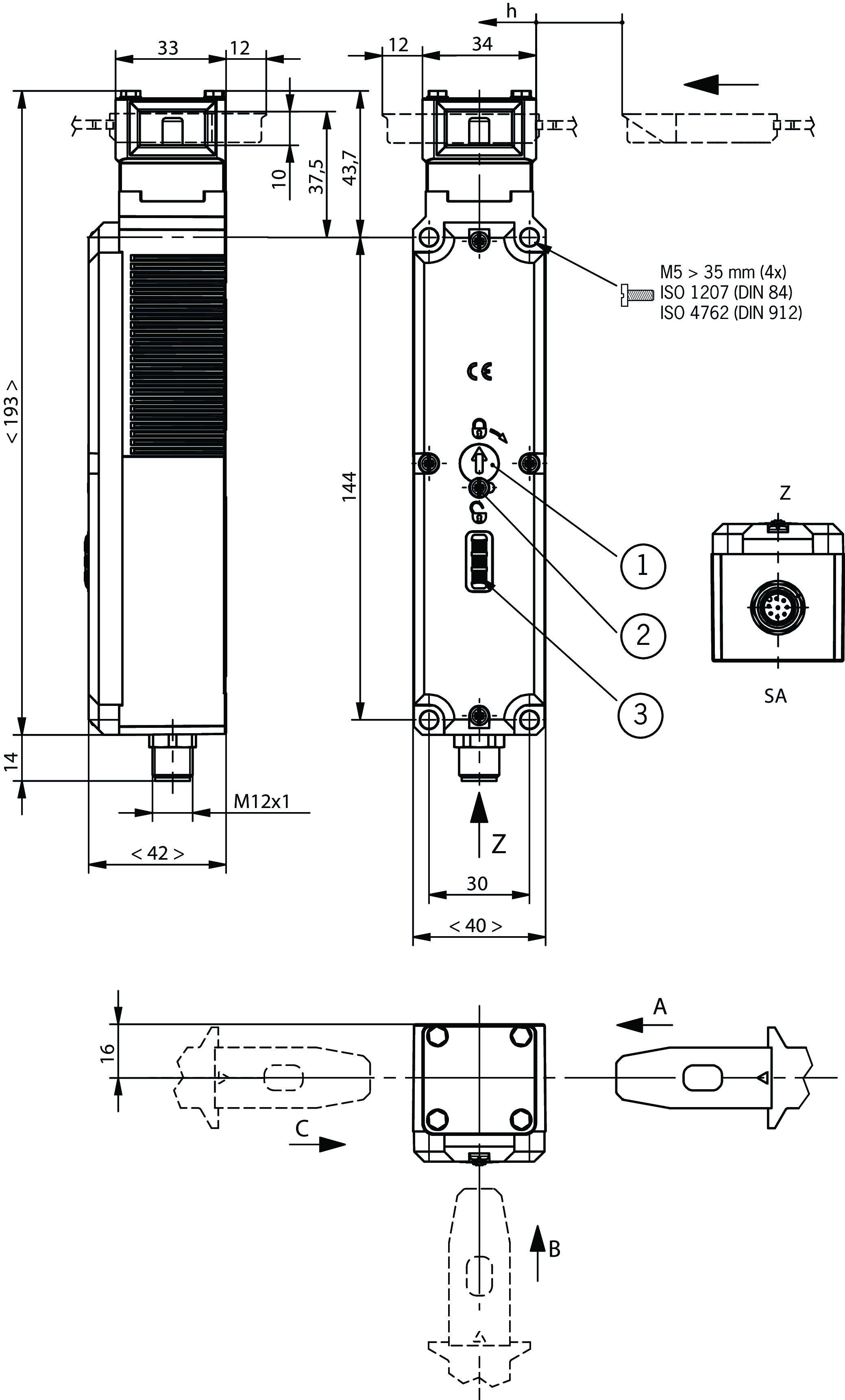 Dimensional drawings