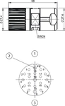 Plano de dimensiones