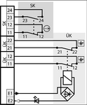 Esquema de conexão SK 2422