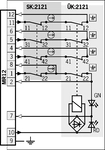 Wiring diagram SK:2121H/&Uuml;K:2121HRC1971