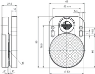 Plano de dimensiones