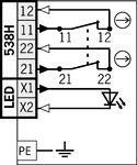 Esquema de conexiones 538H