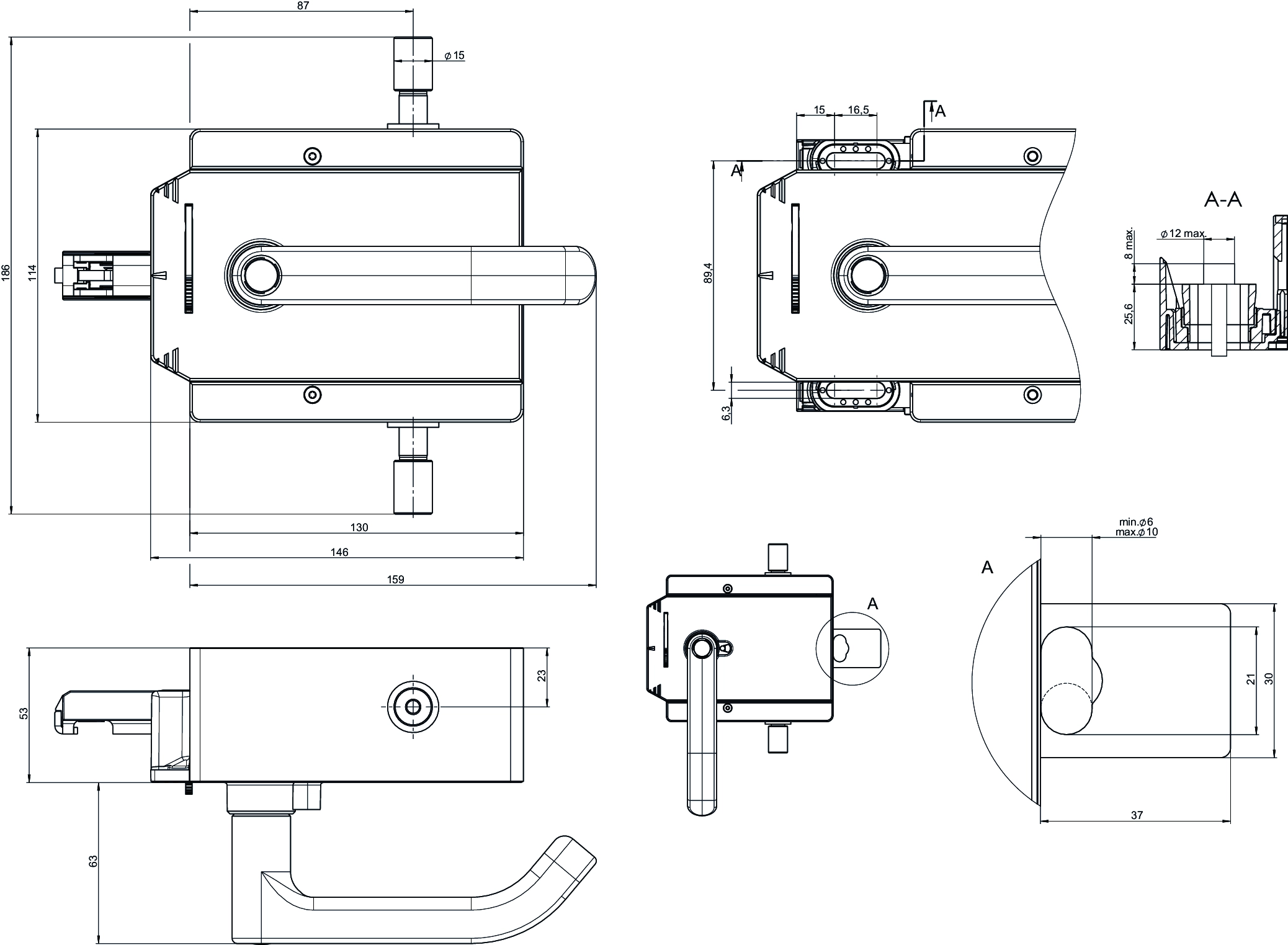 Dimensional drawings