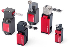 Electromechanical safety switches without guard locking